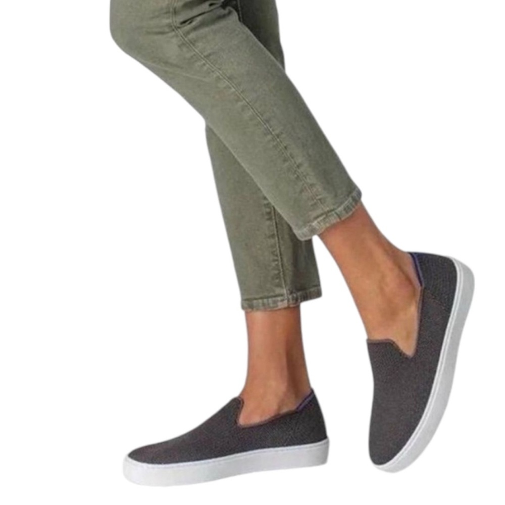 Rothy’s The Original Slip On Sneaker in Steel Gray 8 - Picture 2 of 12